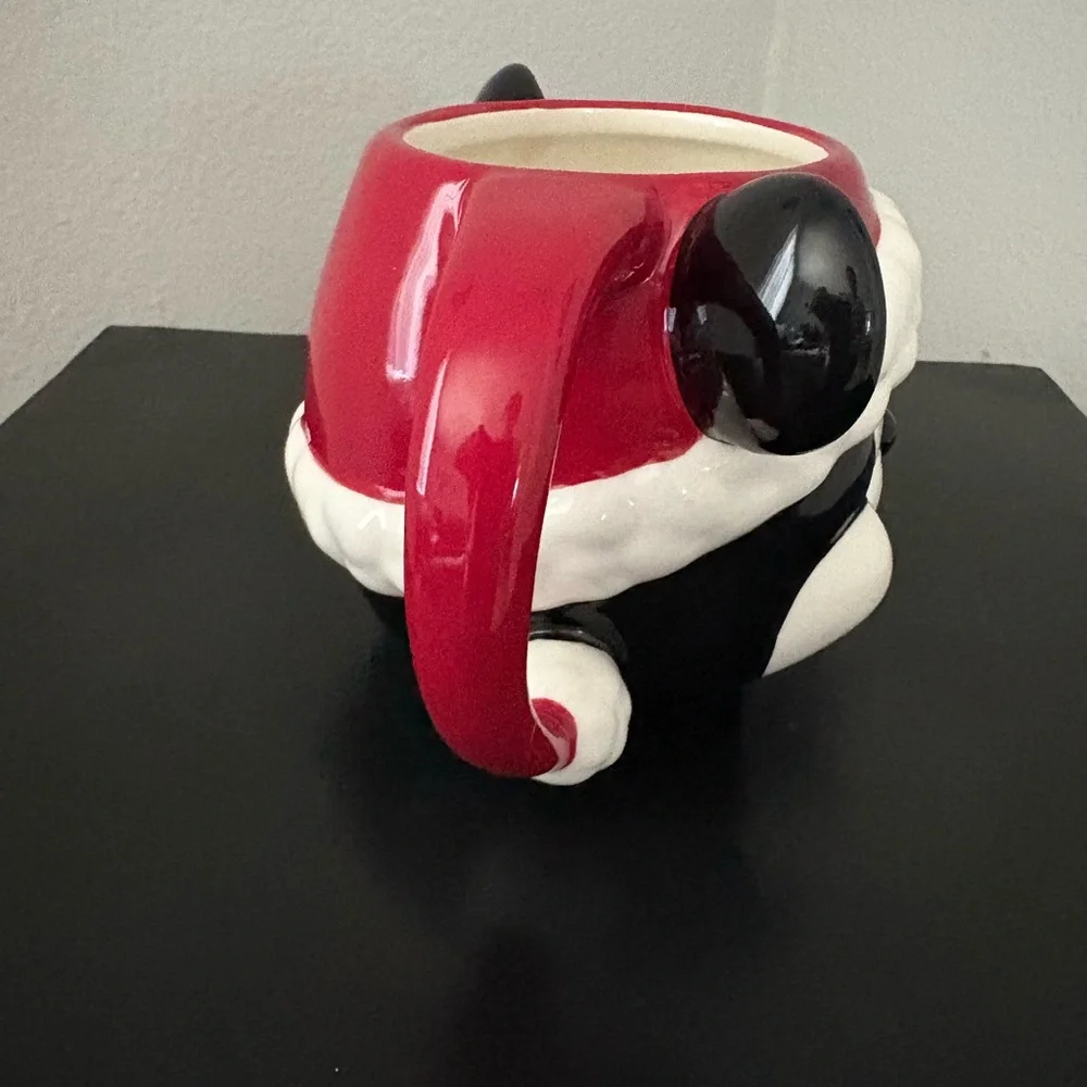 Williams Sonoma Christmas Holiday Mickey Mouse Disney Figural Mug Cup